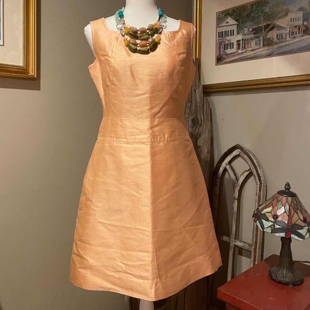 Cathay Imports 50s/60s Pink Silk Sheath Dress